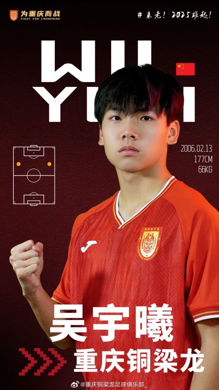 中国香港小将吴宇曦:我要跳出舒适圈 力争在中甲进球加助攻上双